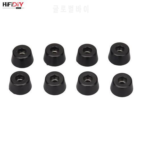 HIFIDIY LIVE 8PCS AUDIO Amplifier Rubber foot pad machine foot speaker Stand Feet Foot Pad Spikes Cone Floor Foot Nail M24*20*13