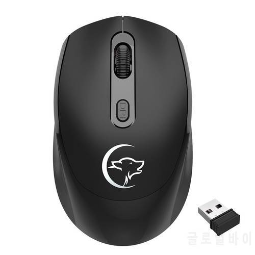 2.4G Wireless Mouse Noiseless Silent Black Mouse optical mice mause for computer pc laptop Mouse sem fio 1102