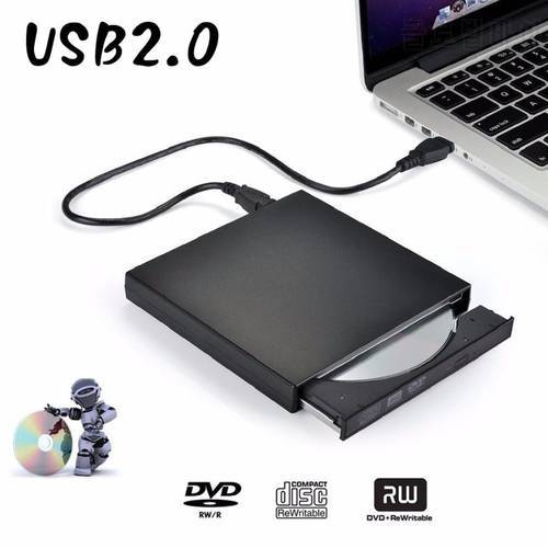 External DVD Optical Drive USB 2.0 CD/DVD-ROM CD-RW Player CD Burner Slim Portable Reader Recorder Portatil for iMac Laptop