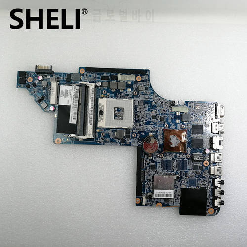 SHELI 665345-001 for HP DV6 DV6T-6B DV6-6000 Laptop motherboard HM65 DUO U2 -UMA.100% fully tested