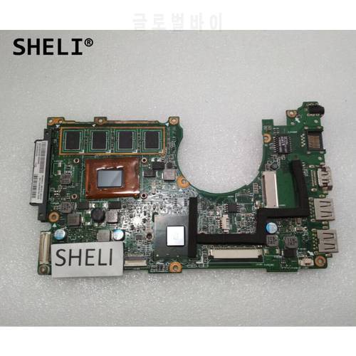 SHELI For Asus Q200E S200E X201E X202E X201EP Motherboard with I3-2365U cpu 2GB memory