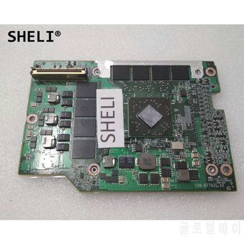 SHELI M7740 VGA Video Graphics Card 1G for M6500 CN-0T308R 109-B77931-10