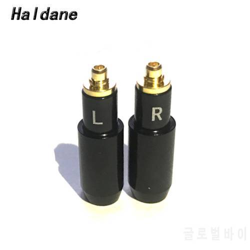 Free Shipping Haldane one pair Gold plated Plugs Headphone Earphone Bulk Pins for SRH1840 SRH1540 SRH1440 Earphone cable