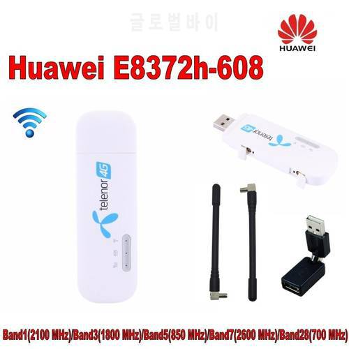 Unlocked New Huawei E3272S-153 Plus Antennar 4G LTE 150Mbps Wireless USB Modem E3272 Hilink Modem 4G
