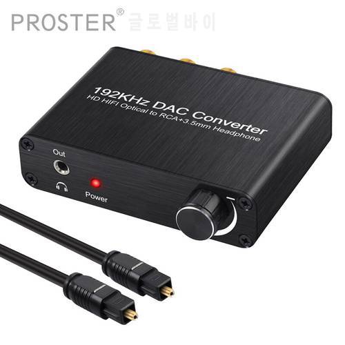 5.1ch Digital Audio Decoder Digital to Analog Audio Converter Adapter DTS AC-3 to 2.0CH DAC Optical Coaxial to RCA 3.5mm Jack