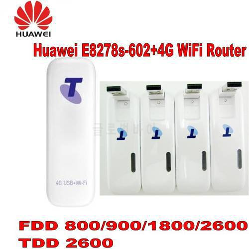 Unlocked Huawei E8278 e8278s-602 4G modem with wireless router lte 4g USB Wifi Modem 4g wifi stick modem 4g wifi sim card