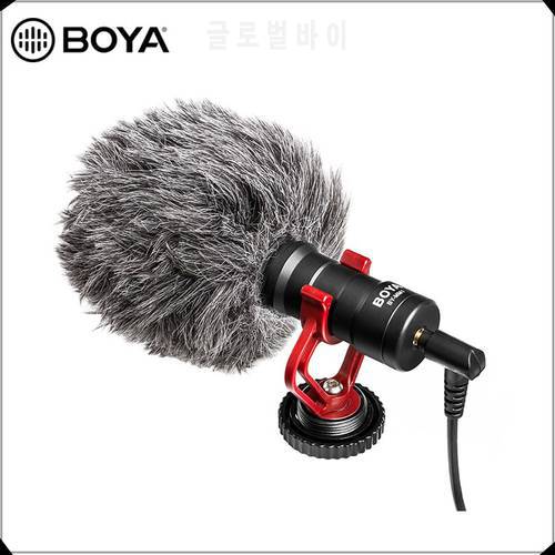 BOYA BY-MM1 Video Record Microphone VideoMicro Compact On-Camera Recording Mic for iPhone Huawei Nikon Canon Handheld Gimbal