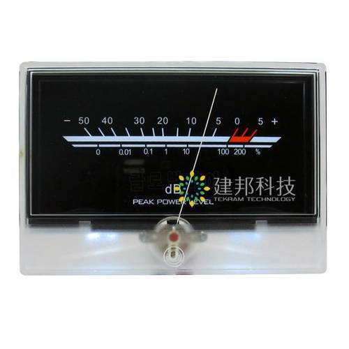 Black Audio power Amplifier VU meter DB level Header for Tube amp ref Accuphase