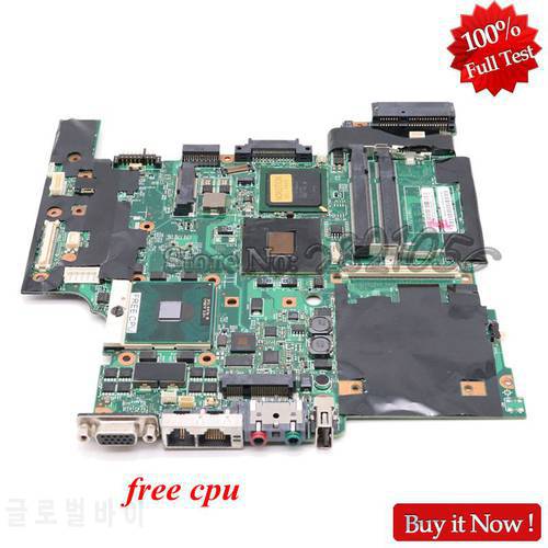 NOKOTION FRU 42W7648 Mainboard For Lenovo Thinkpad T61 laptop motherboard 14.1 inch 965GM DDR2 screen 4/3 free cpu