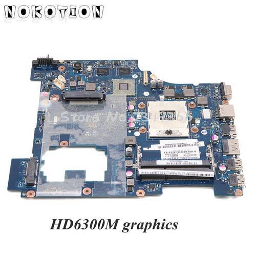 NOKOTION NEW PIWG2 LA-6753P MAIN BOARD For Lenovo G570 Laptop Motherboard HM65 DDR3 HD6300M Video card