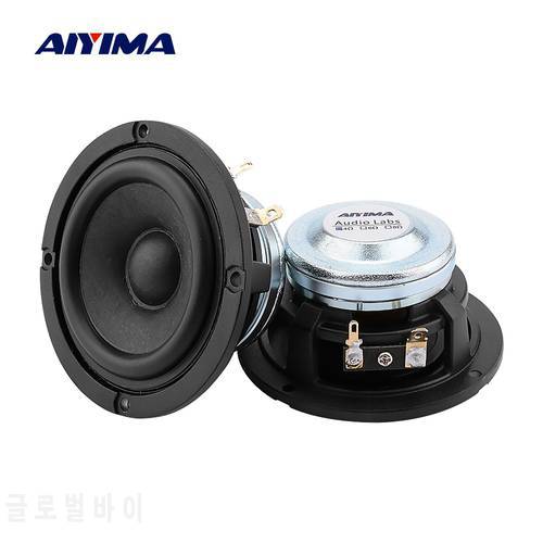 AIYIMA 2Pcs 3.5 Inch Full Range Audio Speaker 4 8 Ohm 15W Home Theater Loudspeaker Wool Paper For HIFI Bluetooth Speaker