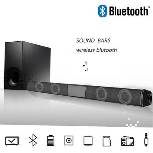 Home Theater Wireless Bluetooth Speaker Computer Subwoofer Soundbar Echo Wall Sound Blaster System Music Center Radio Sound Box