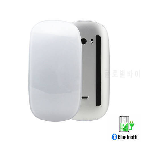 Bluetooth 5.0 Wireless Mouse Rechargeable Touch Laser Ultra thin Mause 1600DPI Quiet Office Computer Slim Mice For Apple Macbook