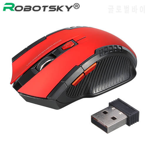Mouse Wireless Gaming Mouse 1200DPI Optical Mouse With USB Receiver New 2.4GHz Game Mouse For PC And Laptop Gamer