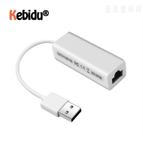 USB Adapter High Speed USB 2.0 To RJ45 USB2.0 To Ethernet Network LAN Adapter Card 10 Adapter For Windows7 PC Laptop