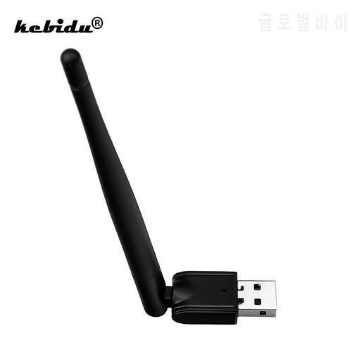 kebidu USB 2.0 WiFi Wireless Network Card 150M 802.11 b/g/n LAN Adapter with rotatable Antenna for Laptop PC Mini Wi-fi Dongle