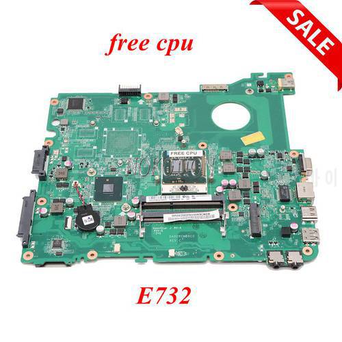 NOKOTION MBNCA06001 MB.NCA06.001 DA0ZRCMB6C0 Main board For Acer Emachines E732 Laptop Motherboard HM55 UMA DDR3 free cpu