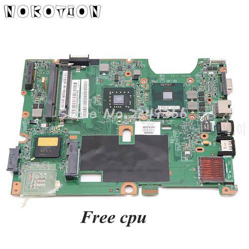 NOKOTION 485218-001 494282-001 485219-001 48.4H501.041 Main Board For HP Compaq G50 CQ50 CQ60 Laptop Motherboard DDR2 Free CPU