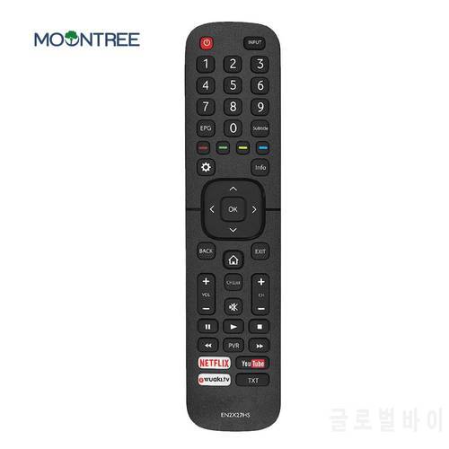 EN2X27HS replacement remote control for Hisense smart TV with Netflix You Tube 43K300UWTS0100 49K300UWTS 55NEC5200 65K5500UWTS