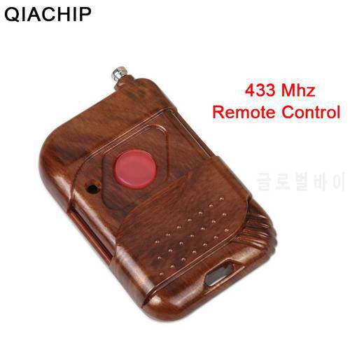QIACHIP 433 Mhz Universal Wireless Remote Control Learning Code 433Mhz Transmitter For Gate Garage Opener Electric Door Fob Key