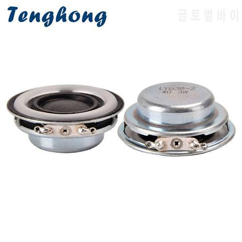 Tenghong 2pcs 40MM 19 Core 4Ohm 3W Portabel Audio Speakers Ultra-thin Bluetooth Loudspeaker Full Range Speaker Unit