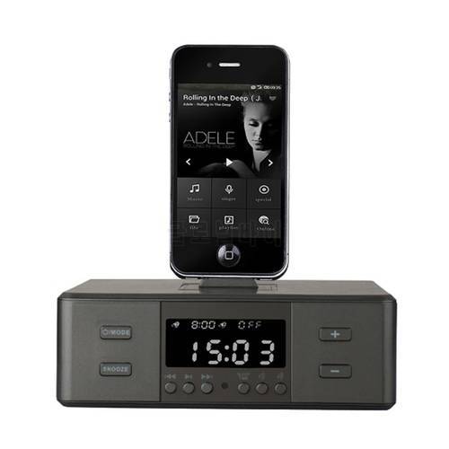 Alarm Clock Radio,Wireless Bluetooth Speaker,Digital Alarm Clock USB Charger For Bedroom With FM Radio/USB Charging Port