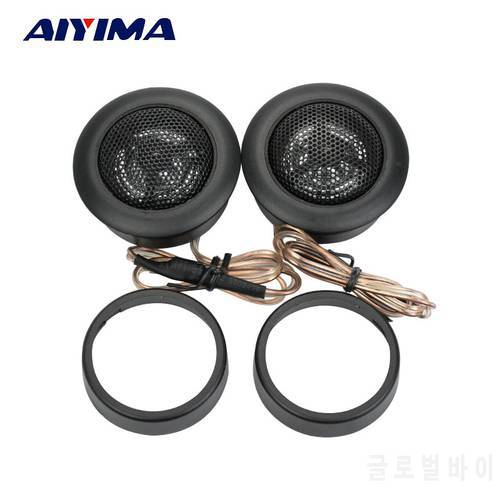 AIYIMA 2Pcs Mini Audio Portable Tweeter Speakers Professional Car Treble 4Ohm 120W Loudspeaker DIY For Home Theater Sound System
