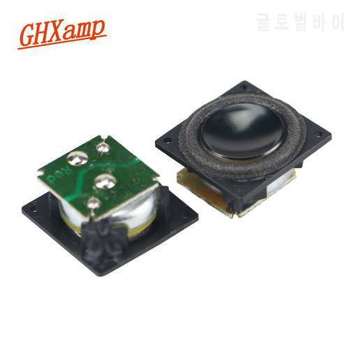 GHXAMP 18mm Mini Full Range Speaker Bluetooth Speaker DIY 4Ohm 2W Boombox Radio Computer Tweeter MId Bass Loudspeaker 18*18mm
