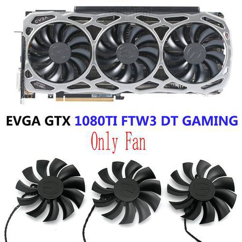 PLA09215B12HH DC12V 0.55A New Original for EVGA GTX 1080TI FTW3 DT GAMING Video Graphics card cooling fan