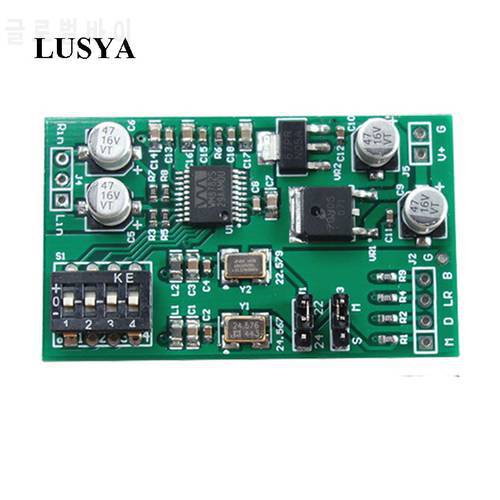 Lusya 24 Bit ADC Data Acquisition Card 2.0 Channel AUX Analog Audio To I2S Left And Right Aligned Digital Output Module F11-001