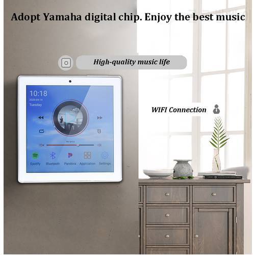 WIFI Bluetooth Wall Amplifier Audio Home Theater Amplifiers Mini Amplificador Android AMP Board Background Music Host with RJ45