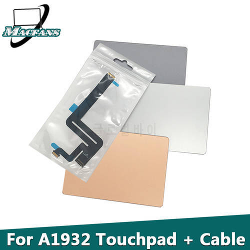 Original A1932 Trackpad for Macbook Air 13“ A1932 Touchpad With Flex Cable 821-01833-02 Gray/Gold Replacement 2018