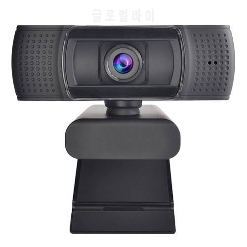 ASHU H601 USB Webcam 1080p Web Cam Web Camera with Noise-Cancelling Microphone PC/Computer Camera for Live Online Teaching