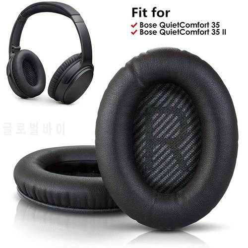 Replacement Memory Foam Ear Pads For BOSE QC35 For QuietComfort 35 & 35 Ii Headphones Ear Cushions High Quality