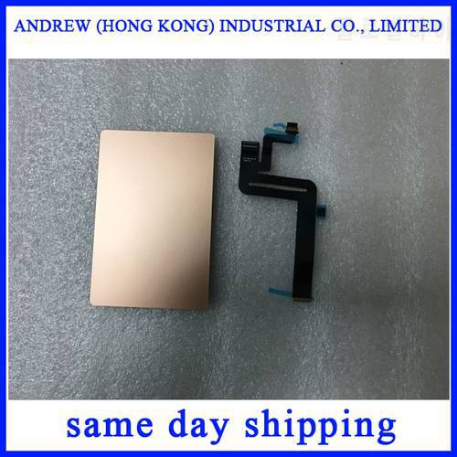 Original New A1932 Touchpad Trackpad Gold Color For Macbook Air 13.3&39&39 A1932 Touchpad Trackpad With Cable 2018 Year