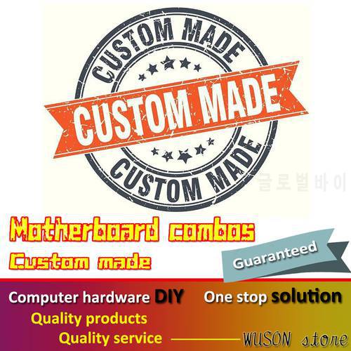Custom Made Build Gaming Computer Motherboard CPU RAM SSD HDD Video Card PSU Combos DIY Computer Components One-Stop Solution