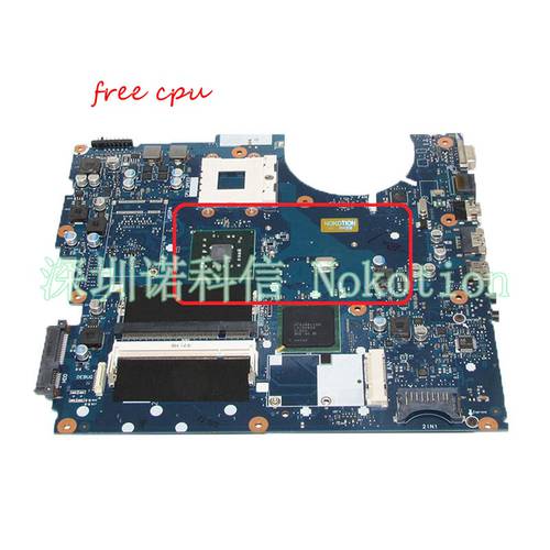 NOKOTION BA92-05711A BA92-05711B Laptop motherboard For Samsung NP-R522 R520 gma hd DDR2 Main board Free cpu full test