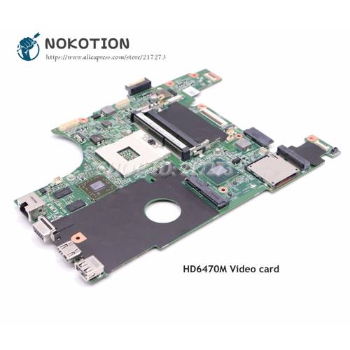 NOKOTION CN-07NMC8 07NMC8 7NMC8 MAIN BOARD For Dell Inspiron 14R N4050 Laptop Motherboard HM67 DDR3 HD 6470M graphics