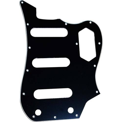 Pleroo Custom Guitar pickgaurd - For Bass VI Guitar pickguard Scratch Plate , 3 Ply Black