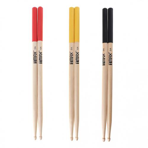 2pcs 5A Maple Drumsticks Professional Wood Drum Sticks Multiple Color Options for Drum