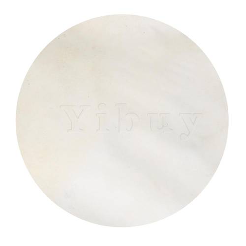 Yibuy 45cm Diameter Thin Skin Drums Head Depilatory Thinskin Replacement Material for Bongo Drums / Shaman Drums Beige