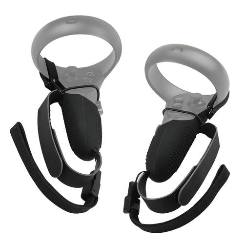 5in1 Knuckle Strap+Grip Cover+Hand Strap+VR Lens Dust cover+Thumb Button Cap for Oculus Quest 2 VR Controller Accessories