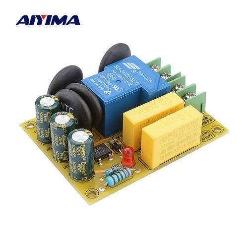 AIYIMA 2000W Class A Amplifier Power Delay Soft Start Board Power Supply Protection Board AC220V Input