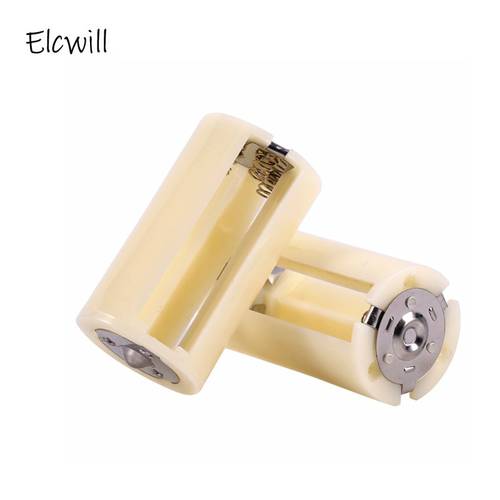 3 AA To D Battery Convertor Adapter DIY 1/2/3 AA To 1 D Size Battery Holder Cases Box Convert Switcher