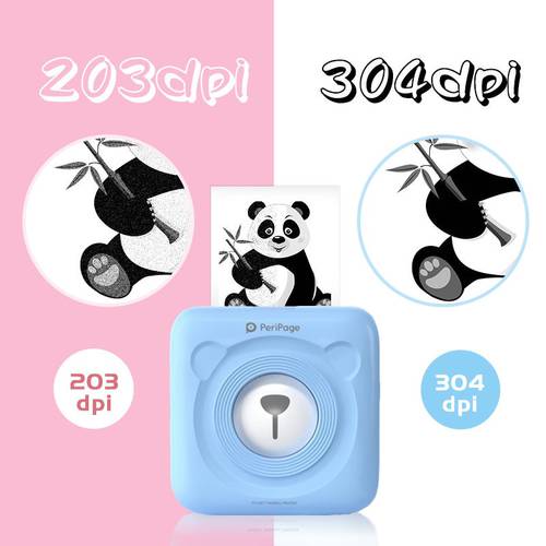 Peripage A6 Photo Thermal Label Printer Mini Pocket Portable Sticker Printer Inkless Print For Mobile Phone Andriod iOS Windows