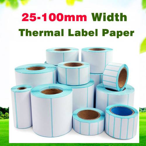 20-40mm width Thermal Label Sticker waterproof paper Supermarket Label Electronic Scale Price Tags Serial Number Bar code paper