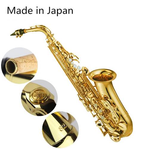 Made in Japan 62 Professional Alto E Saxophone Gold Alto Saxophone with Band Mouth Piece Reed Aglet More Package mail