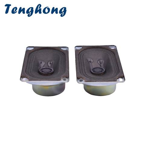 Tenghong 2pcs 5090 TV Speaker 8Ohm 5W Audio Portable Speakers Full Range Speaker Unit Computer Loudspeaker For Home Theater DIY
