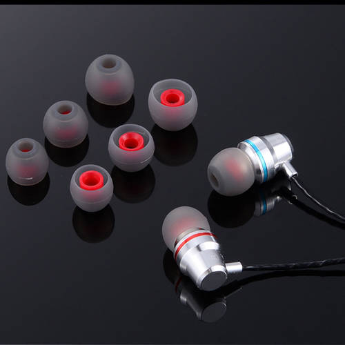 4.0 mm (L m s) silicone Ear Pads for in-Ear Headphones Silicone eartips/Ear sleeve Headset Accessories