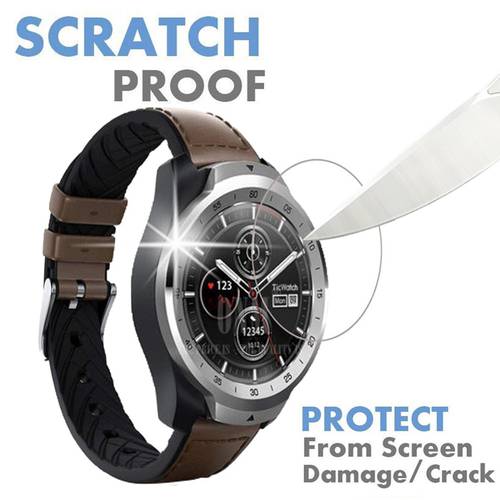 9H Premium Tempered Glass For TicWatch Pro 3 / Pro / E Screen Protector Film Smart Watch Anti-Scratch Protective Accessories